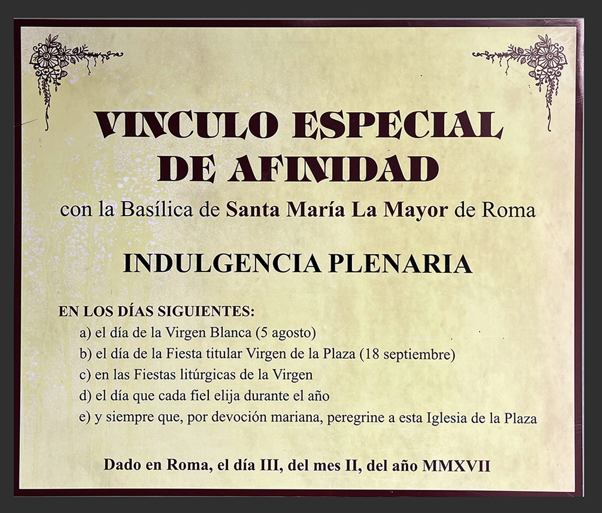 Indulgencia plenaria especial